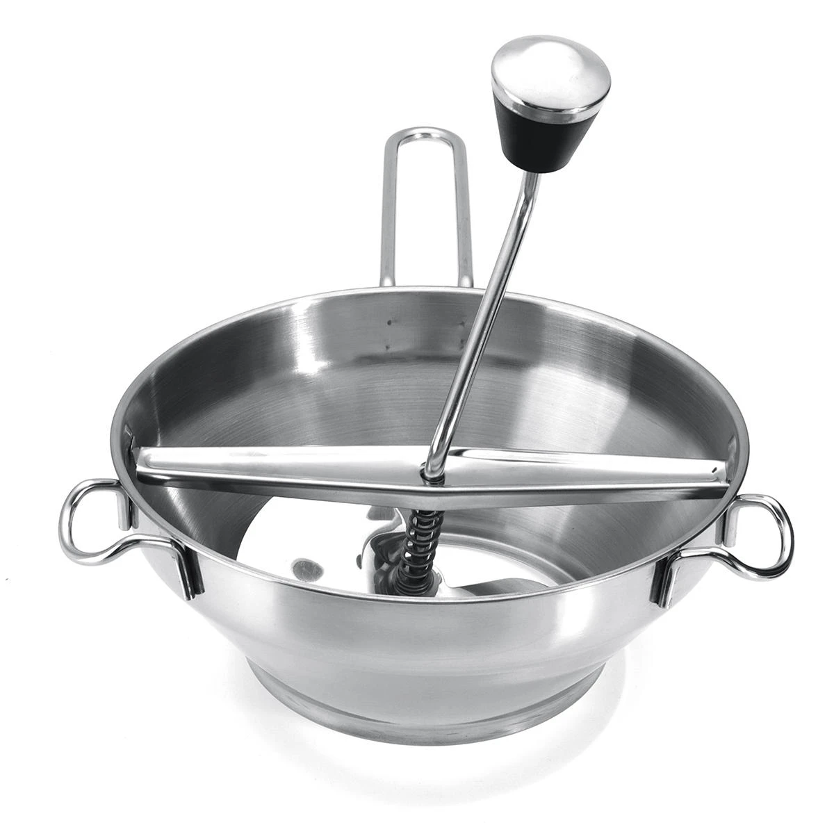 Stainless Steel Food Mill Metal Vegetable/Carrot/Tomato/Potato/Rice Mixer Maker Cutter (image for) Stainless Steel Food Mill Metal Vegetable/Carrot/Tomato/Potato/Rice Mixer Maker Cutter